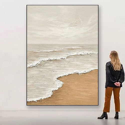 Ölgemälde Handgemalte Vertikal Abstrakt Landschaft Modern Ohne Innenrahmen (ohne Rahmen) Image