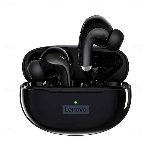 Lenovo LP5 True Wireless Kopfhörer TWS Ohrstöpsel In Ear Bluetooth5.0 Stereo mit Ladebox Eingebautem Mikrofon für Apple Samsung Huawei Xiaomi MI Reisen Radfahren Mobiltelefon Valentinstagsgeschenk Image