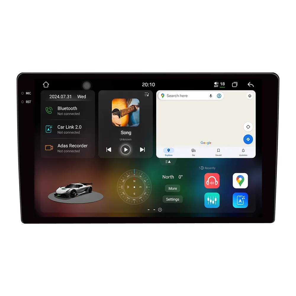 FYT 7870 2K 1200*2000 9/10 "Android Auto Radio 2Din 2,5 D Display Bildschirm Carplay GPS universal Auto Stereo GPS Navigation Image