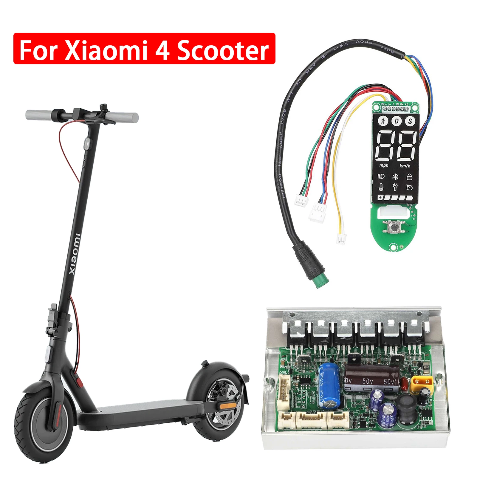 Bluetooth-Armaturenbrett-Controller-Kit für Xiaomi 4, Elektroroller, Display, Armaturenbrett, Platine, klares Display, Ersatzteil Image