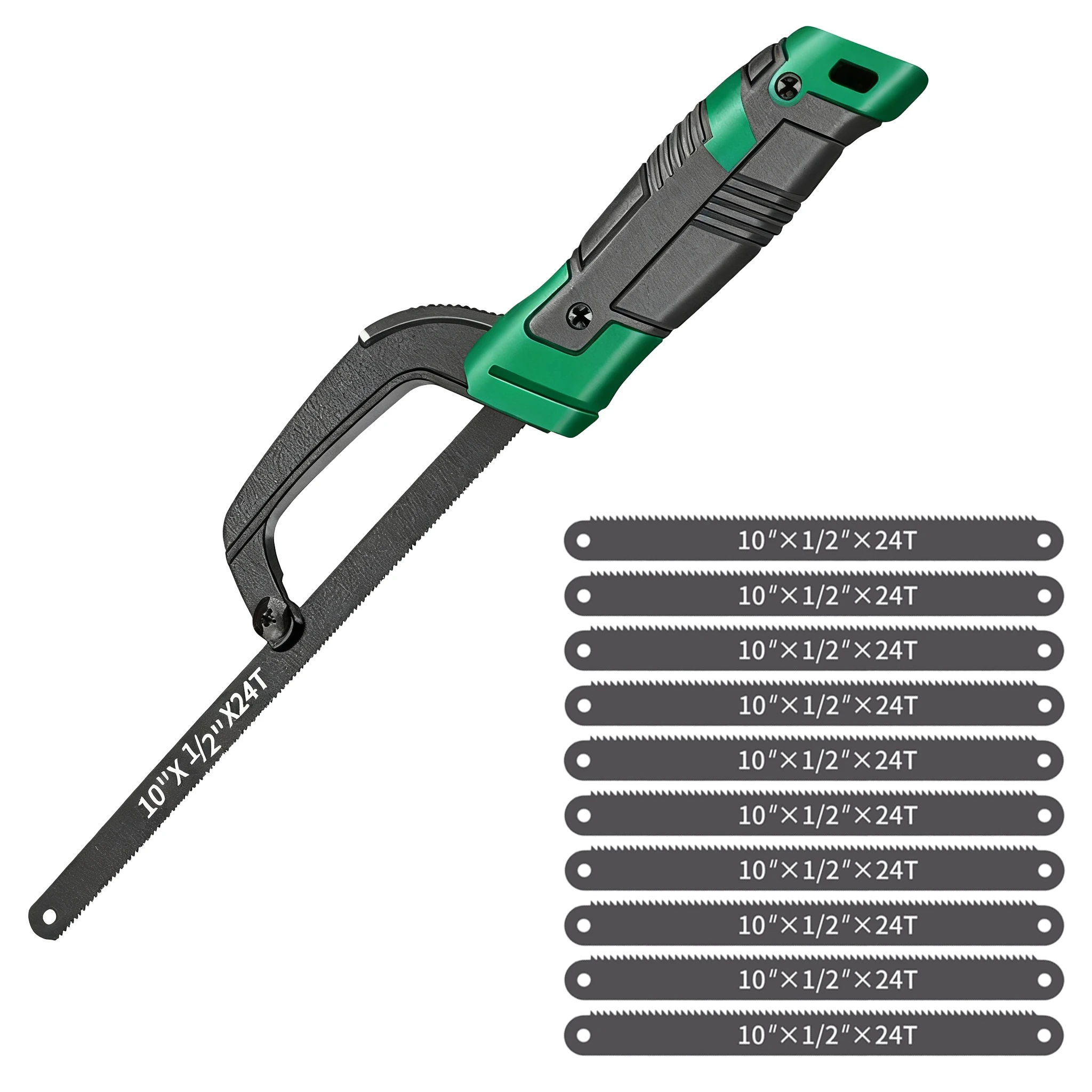  Mini-Bügelsägen-Set mit 11-teiligen Klingen, tragbare Säge für Holz, Kunststoff, Metall, Acryl, Schneiden, DIY, Holzbearbeitung, Handwerkzeuge Image