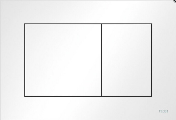 TECEnow WC-Betätigungsplatte für Zweimengentechnik weiß Image