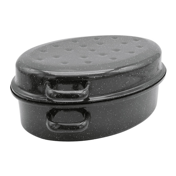 Gänsebräter oval 10,5 l Ø42 cm emailliert KARL KRÜGER Image