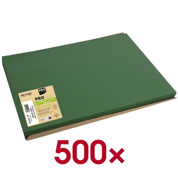 PROnappe Platzsets 500 Stück dunkelgrün, 40x30 cm Image