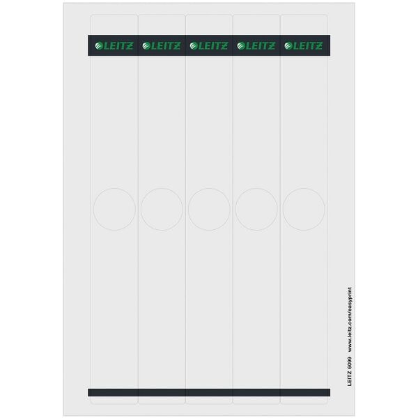 Leitz Ordneretiketten 34,0 x 279,0 mm 125 Stück, 5 cm Image