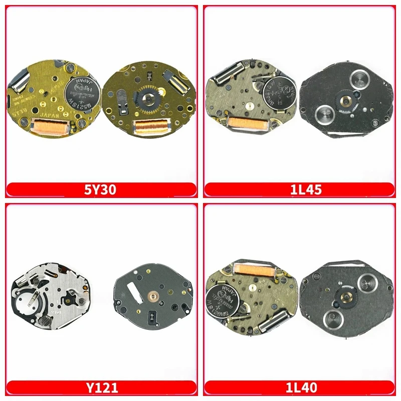 Japan Miyota Uhr Quarzwerk 5y30/Y121/1L40/45/GL02/22/24/32/GM02/12/9T22/VX10A/VX10B Image