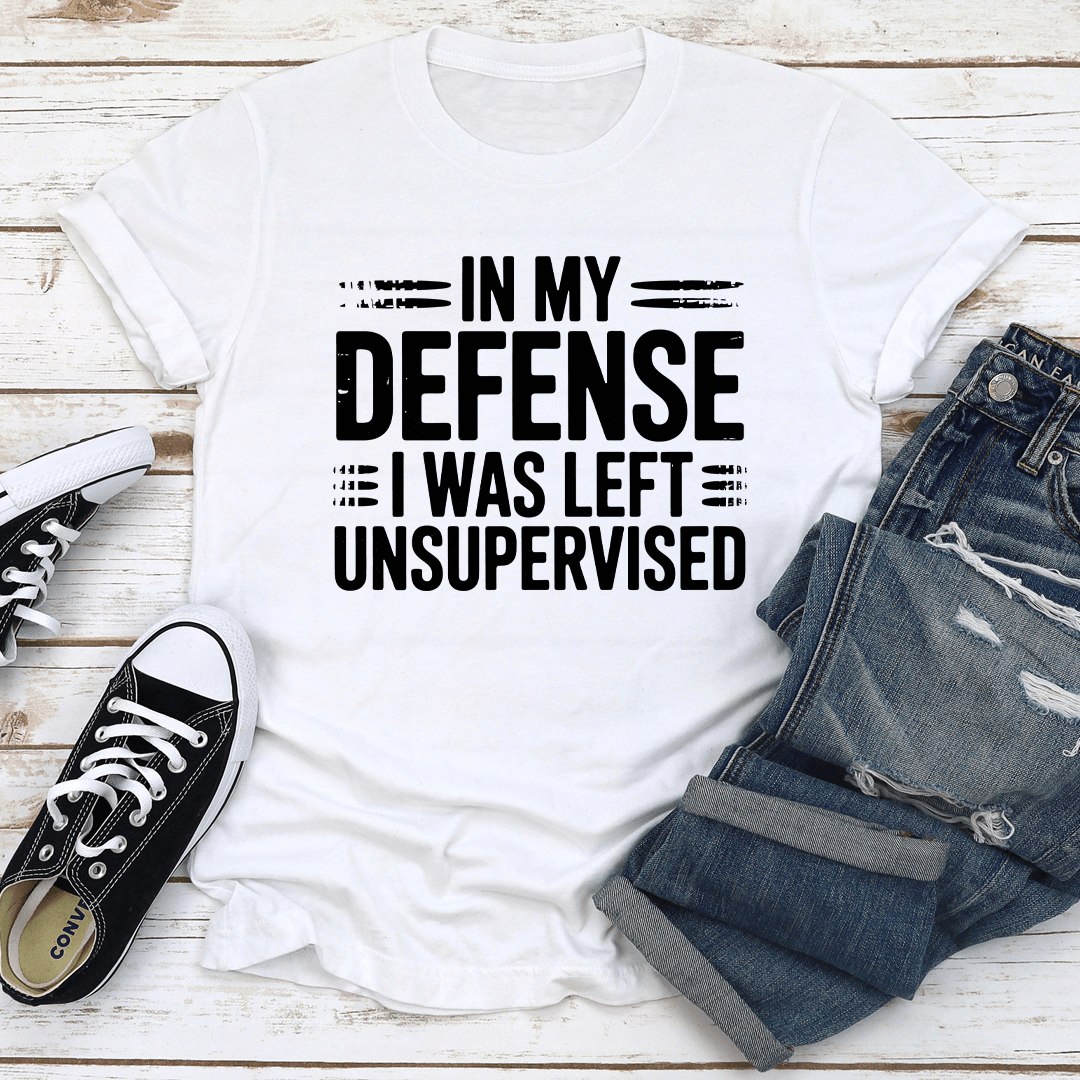 In My Defense Tee L Mauve