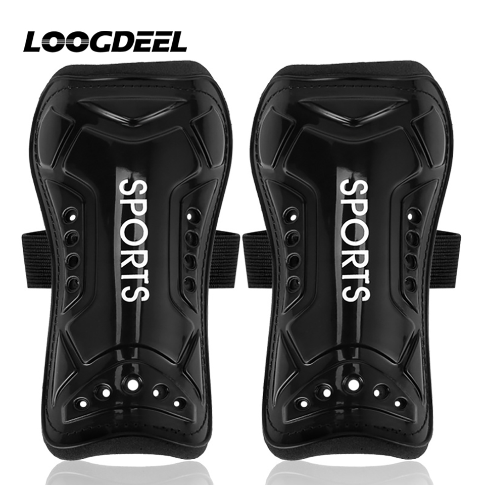 Children Football Calf Protection, Youth Adults Soccer Shin Guards, Leg Pads With Shin Support Straps rose l