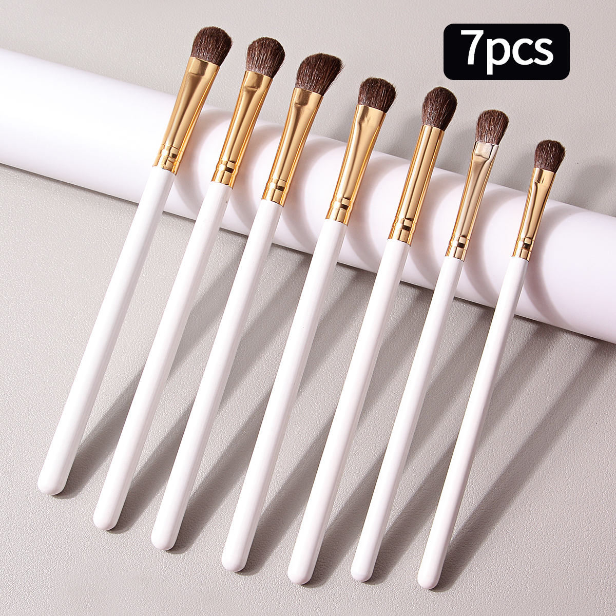 7Pcs Eye Shadow Makeup Brushes Set, Soft Horse Pony Hair Cosmetic Brushes, Blending Smudge Shader Beauty Kit 7Pcs Eye Shadow Makeup Brushes Set, Soft Horse Pony Hair Cosmetic Brushes, Blending Smudge Shader Beauty Kit