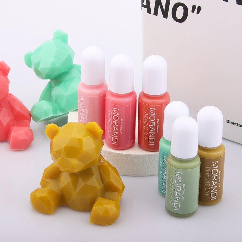 24 Colors Epoxy Resin Pigments DIY UV Resin Crafts Morandi Liquid Dye Candle Soap Ink Alcohol Colorant Jewelry Making Tools 10ml 10