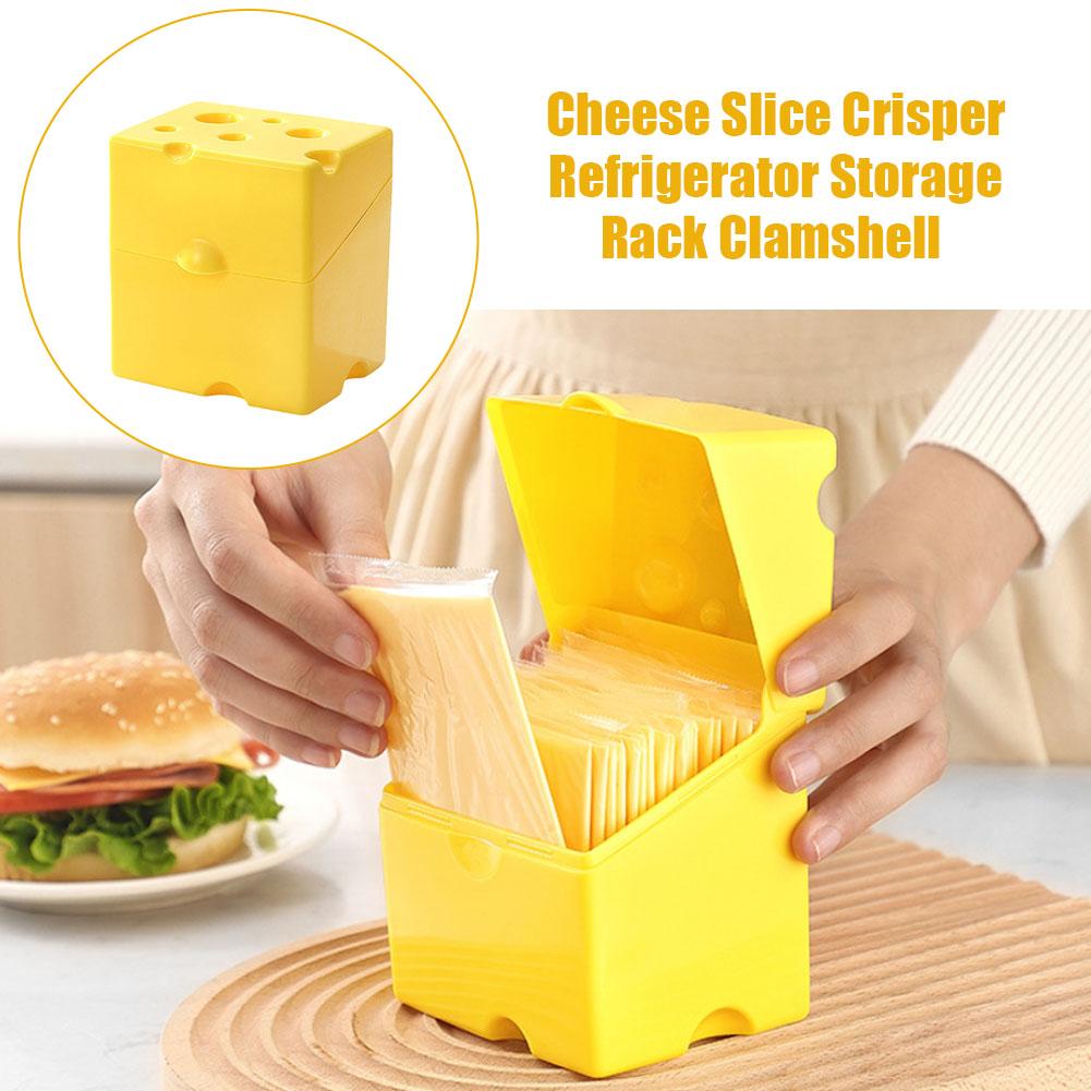 Plastic Cheese Slice Saver With Flip, Airtight Sliced Cheese Storage Container For Butter Block & Fresh Food Plastic Cheese Slice Saver With Flip, Airtight Sliced Cheese Storage Container For Butter Block & Fresh Food