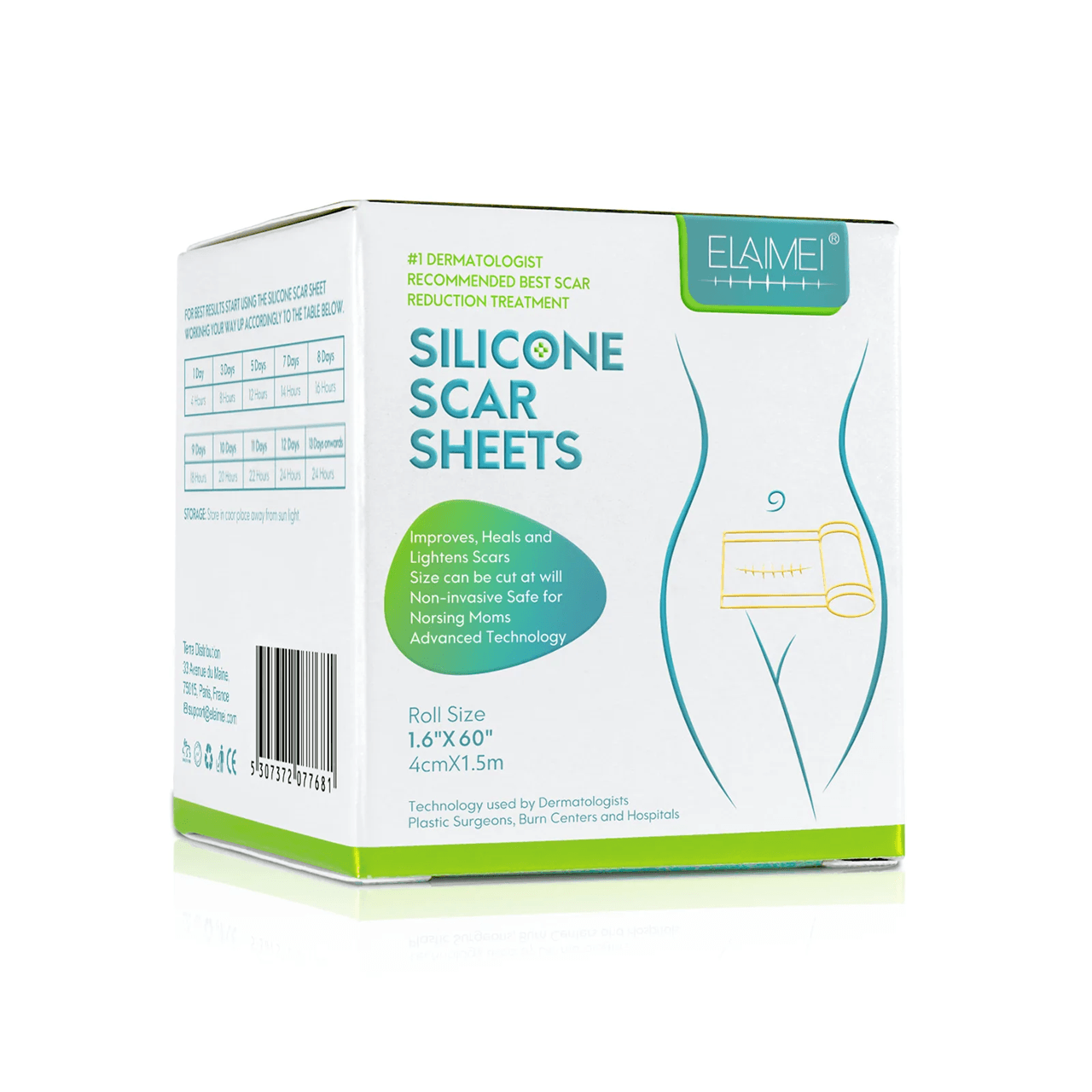 Silicone Scar Sheets Roll Self Adhesive Waterproof Tape For Scar Treatment Silicone Scar Sheets Roll Self Adhesive Waterproof Tape For Scar Treatment