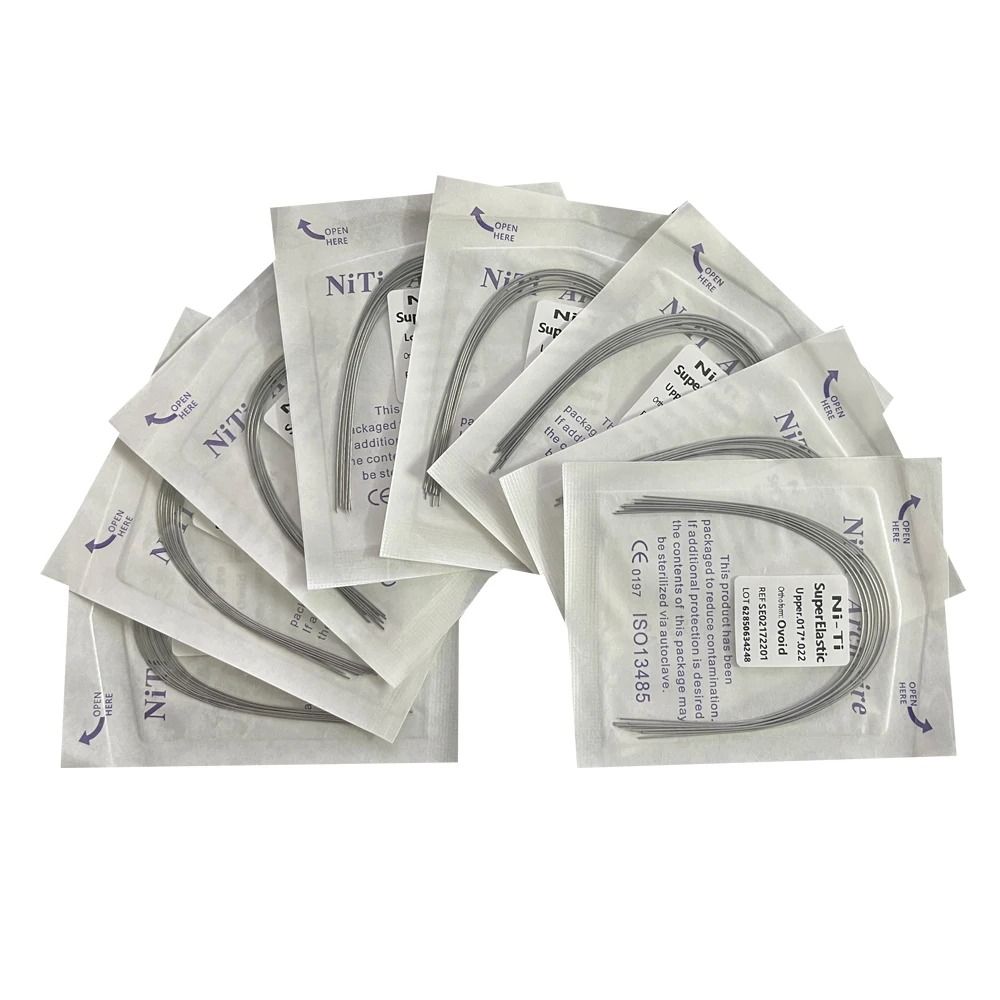 Dental Orthodontic NITI Arch Wires Set For Braces 17x22 Upper
