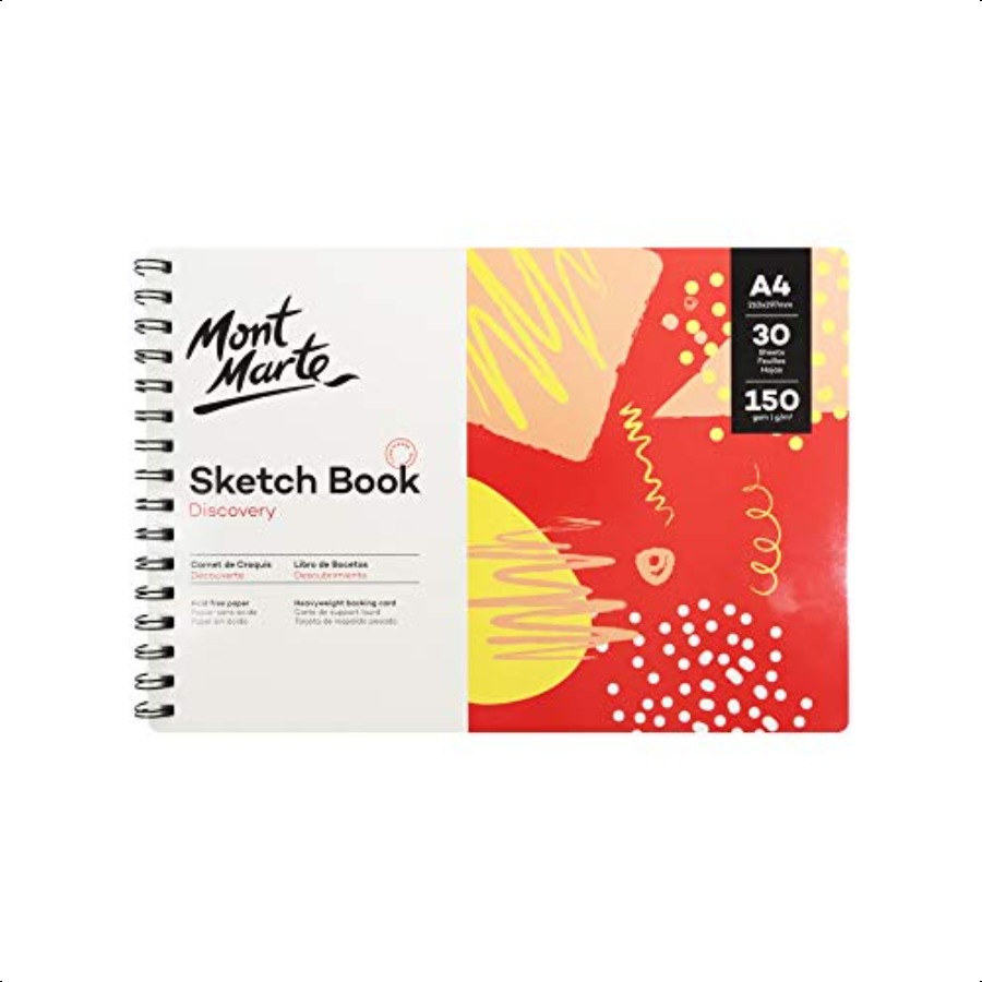 Discovery Sketch Book, A4 8.3 X 11.7in, 30 Sheets 150gsm, Artist Drawing Pad, Sketching Paper Discovery Sketch Book, A4 8.3 X 11.7in, 30 Sheets 150gsm, Artist Drawing Pad, Sketching Paper
