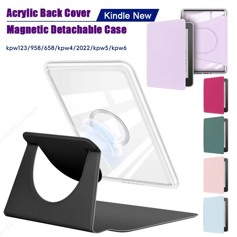 Magnetic Detachable Kindle Case Protective Pouch Cover For Paperwhite & Kindle Generations 612 dark Blue pq94wif 2018 Kpw4