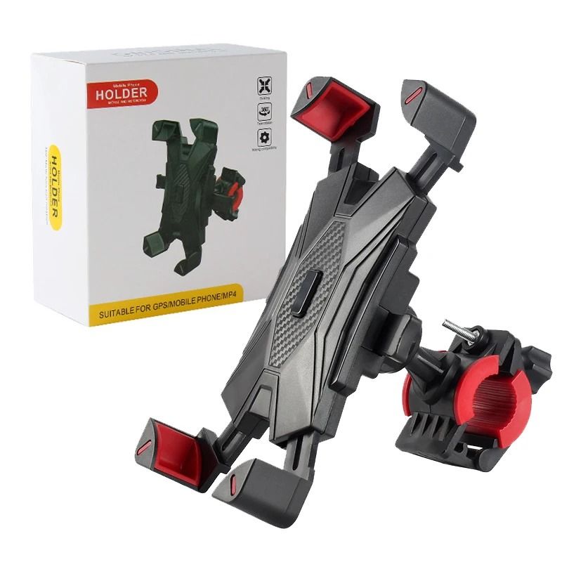 Universal Bike Phone Holder Mount red