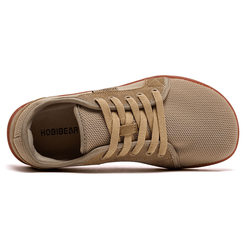 HobiStep Wide Toe Barefoot Running Shoes Unisex 10 brown