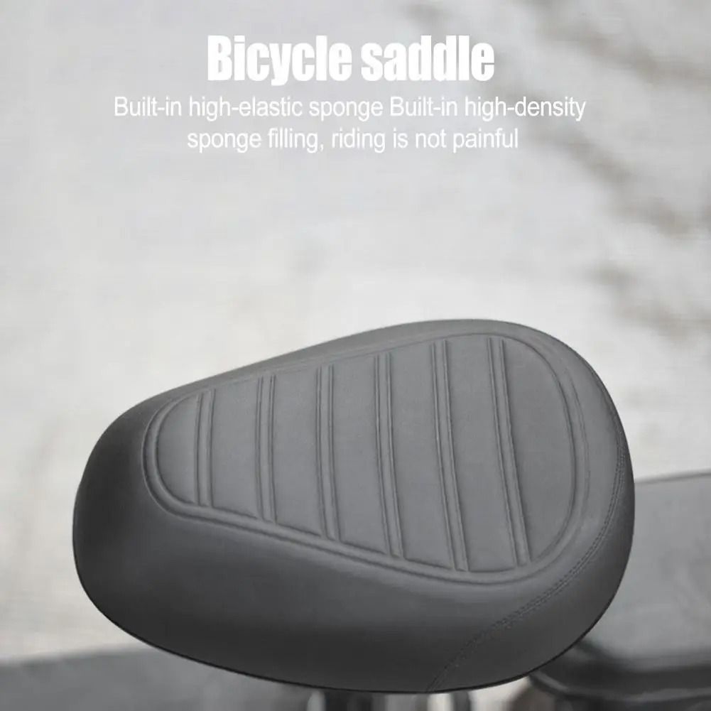 Soft Wide Bike Saddle With Spring Suspension For Mountain And Outdoor Riding a