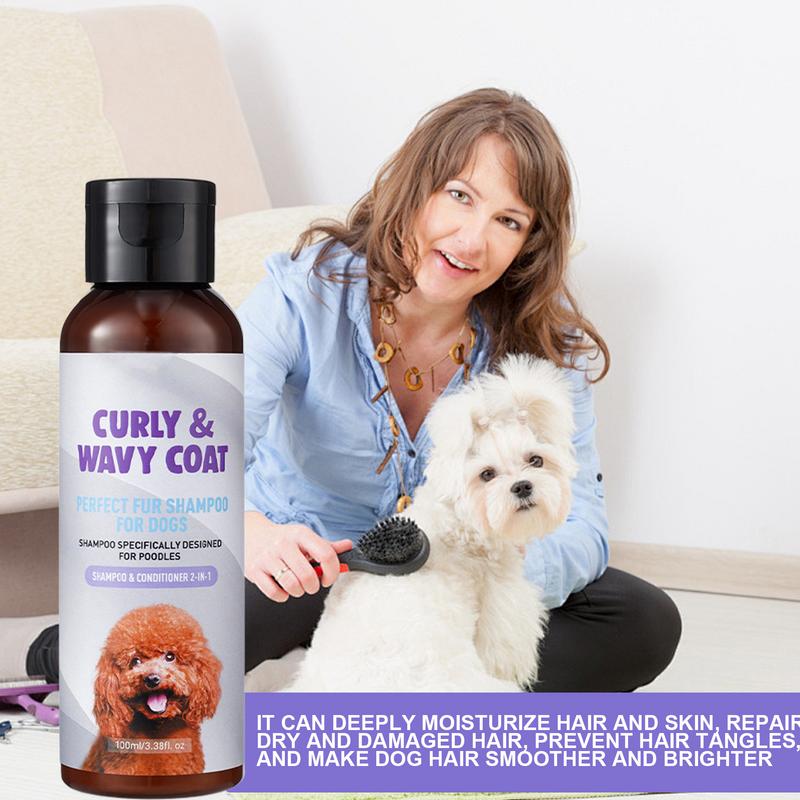 Pet Shampoo 100ml For Cats Dogs, Curly Coat Shampoo With Fragrance, Lasting Sensitive Skin Care For Small Large Pets Pet Shampoo 100ml For Cats Dogs, Curly Coat Shampoo With Fragrance, Lasting Sensitive Skin Care For Small Large Pets