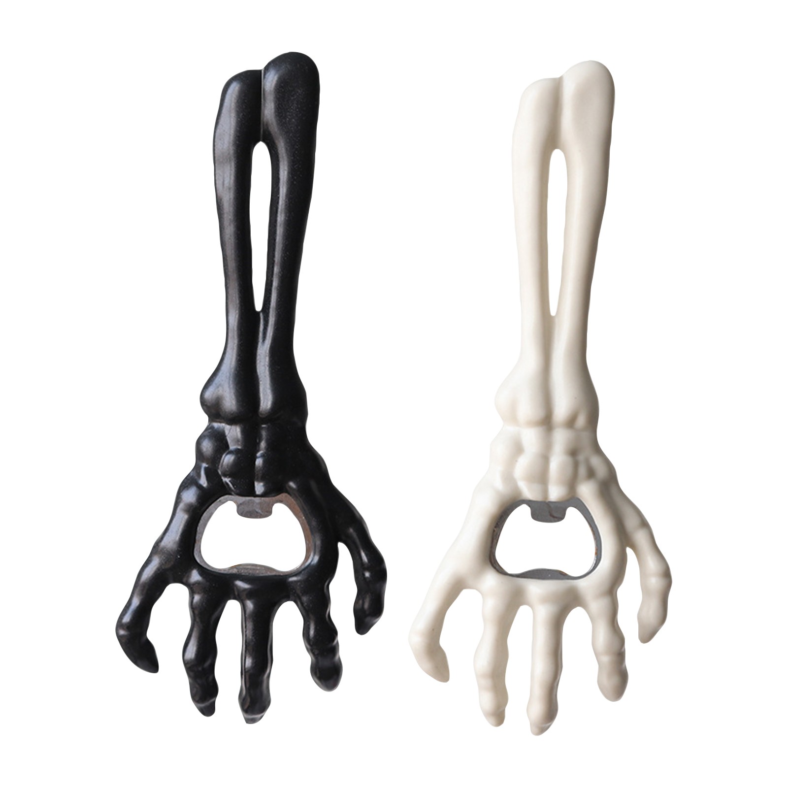 Skeleton Bottle Opener, Creative Halloween Skeleton Shape, Horror Party Supplies, Kitchen Tool, Spooky Gift Idea black