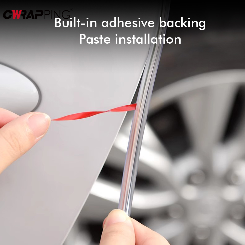 Transparent Car Door Edge Guards, U Shape Clear Rubber Seal Protector, Auto Door Edge Trim For Car Accessories Transparent Car Door Edge Guards, U Shape Clear Rubber Seal Protector, Auto Door Edge Trim For Car Accessories