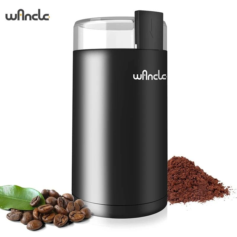 200W High Power Coffee Grinder For Beans And Spices black 220v