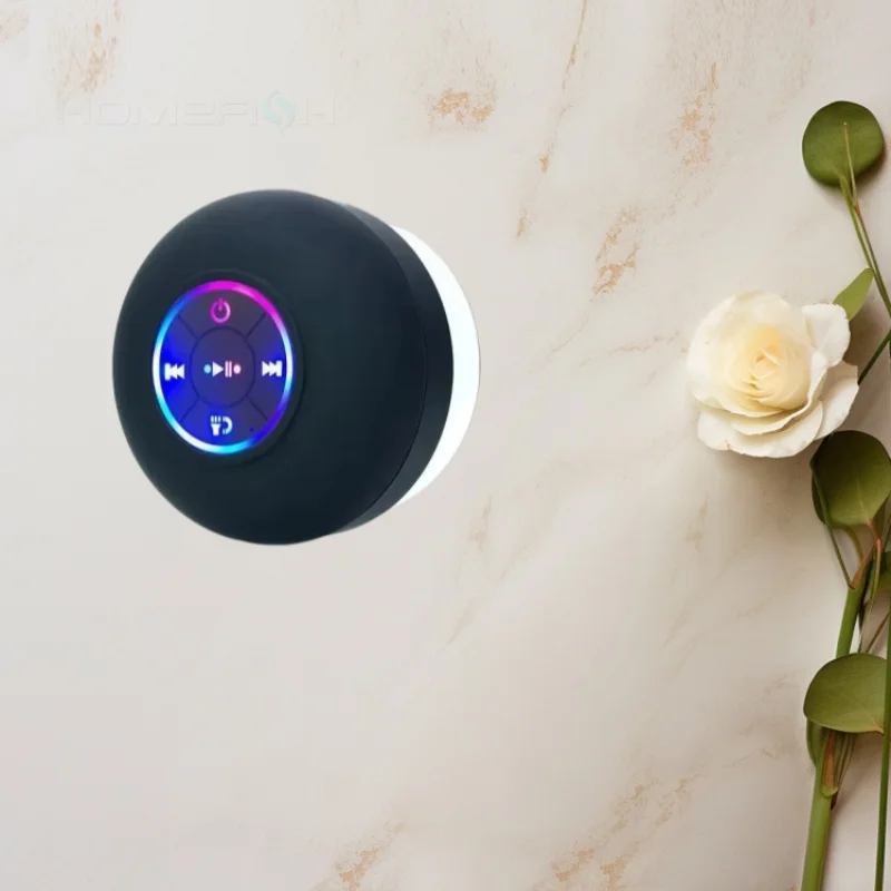 Portable Mini Waterproof Wireless LED Bluetooth Speaker With Suction Cup, Outdoor Sports, Bathroom Stereo Speaker Portable Mini Waterproof Wireless LED Bluetooth Speaker With Suction Cup, Outdoor Sports, Bathroom Stereo Speaker