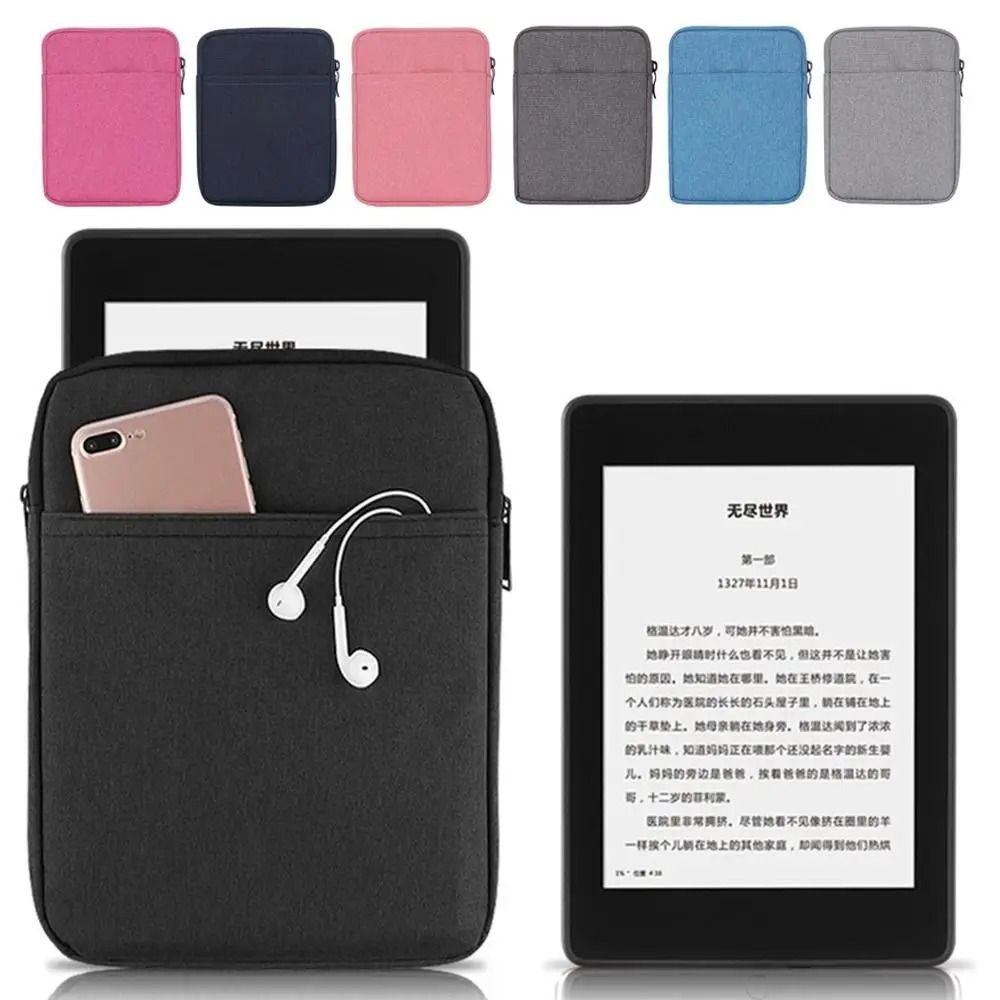 Portable E Reader Sleeve Shockproof Case For Kindle 6.8 Inch Paperwhite 11th Generation rose Red