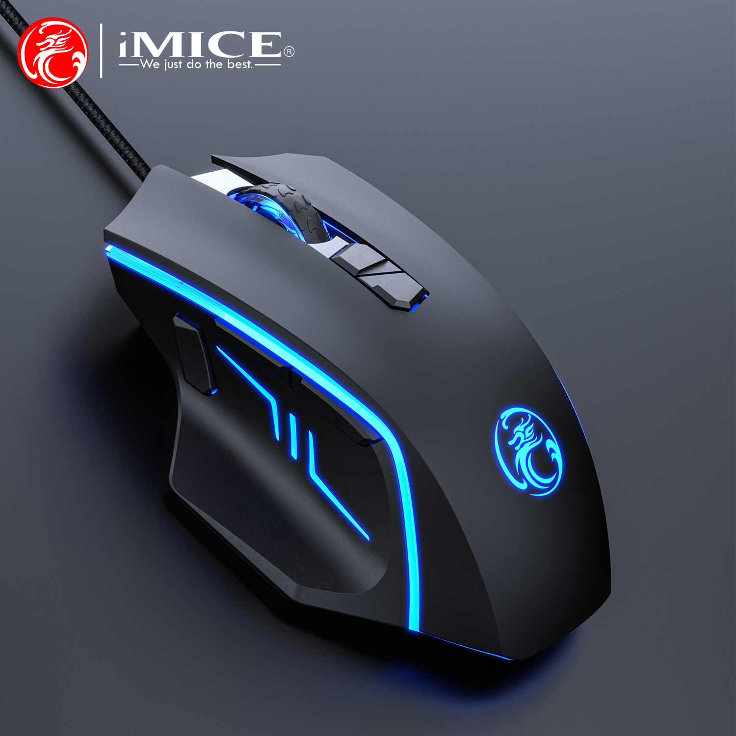 High Precision USB Gaming Mouse Backlit Wired Optical Mice, DPI Adjustable, 8 Button Mouse For Office And Laptop Use High Precision USB Gaming Mouse Backlit Wired Optical Mice, DPI Adjustable, 8 Button Mouse For Office And Laptop Use