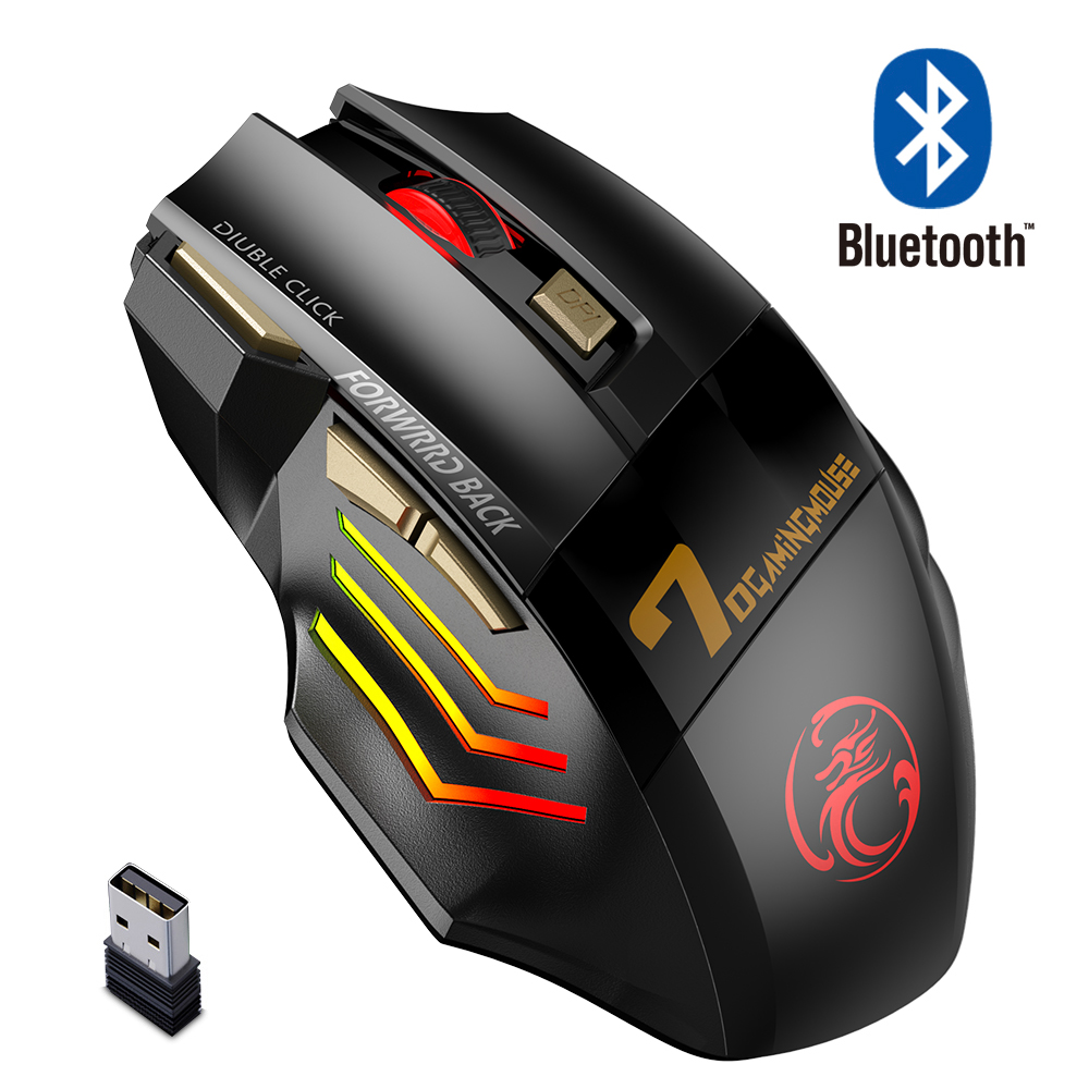 PC Gamer Mouse Computer Gaming Mouse, Rechargeable Bluetooth Mouse Wireless, Ergonomic Mause 5500 DPI Mice For Laptop PC Gamer Mouse Computer Gaming Mouse, Rechargeable Bluetooth Mouse Wireless, Ergonomic Mause 5500 DPI Mice For Laptop