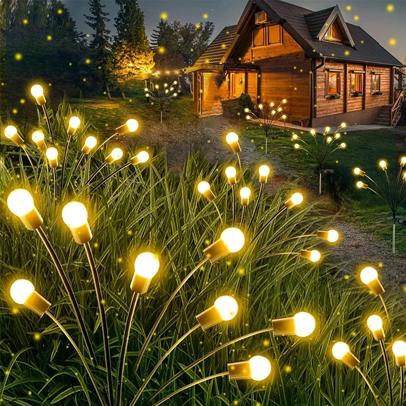 New Upgraded Solar Powered Garden Lights, Firefly Lights Outdoor Waterproof For Yard Patio Pathway Decoration New Upgraded Solar Powered Garden Lights, Firefly Lights Outdoor Waterproof For Yard Patio Pathway Decoration