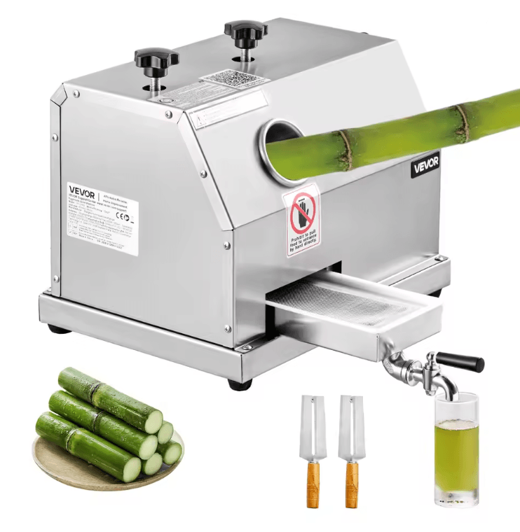 SucceBuy Commercial Sugar Cane Juicer Machine With Stainless Steel Rollers And Large Inlet SucceBuy Commercial Sugar Cane Juicer Machine With Stainless Steel Rollers And Large Inlet