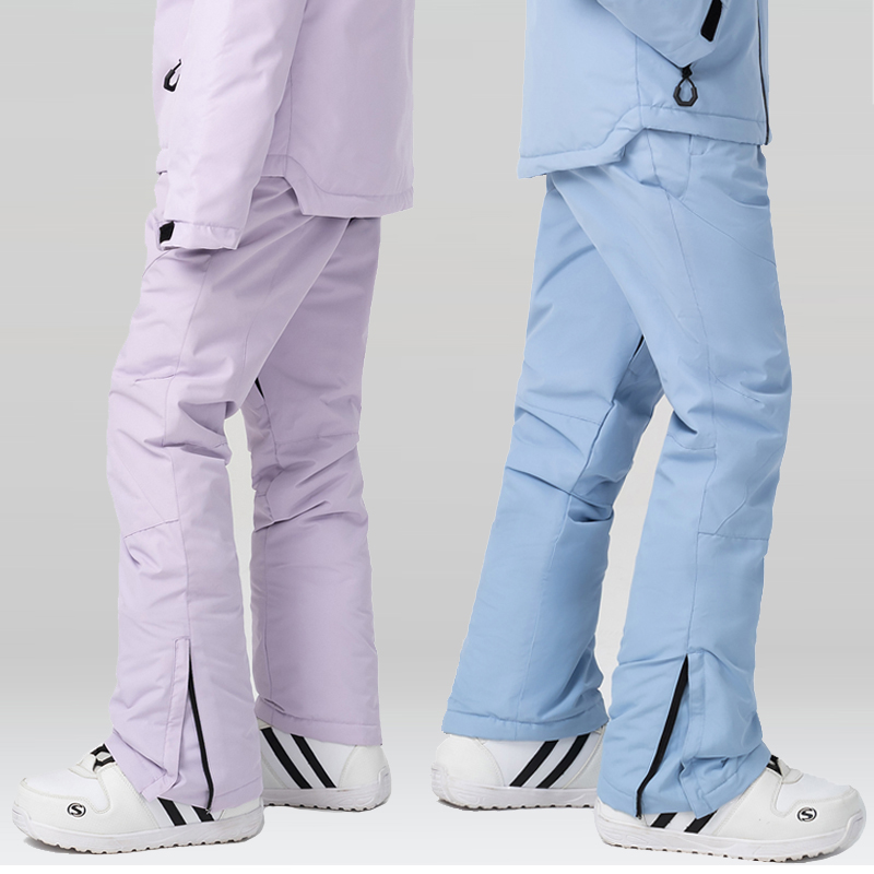 Winter Ski Snowboarding Pants, Waterproof Windproof Warm Snow Trousers For Women Outdoor High Quality pink xxl
