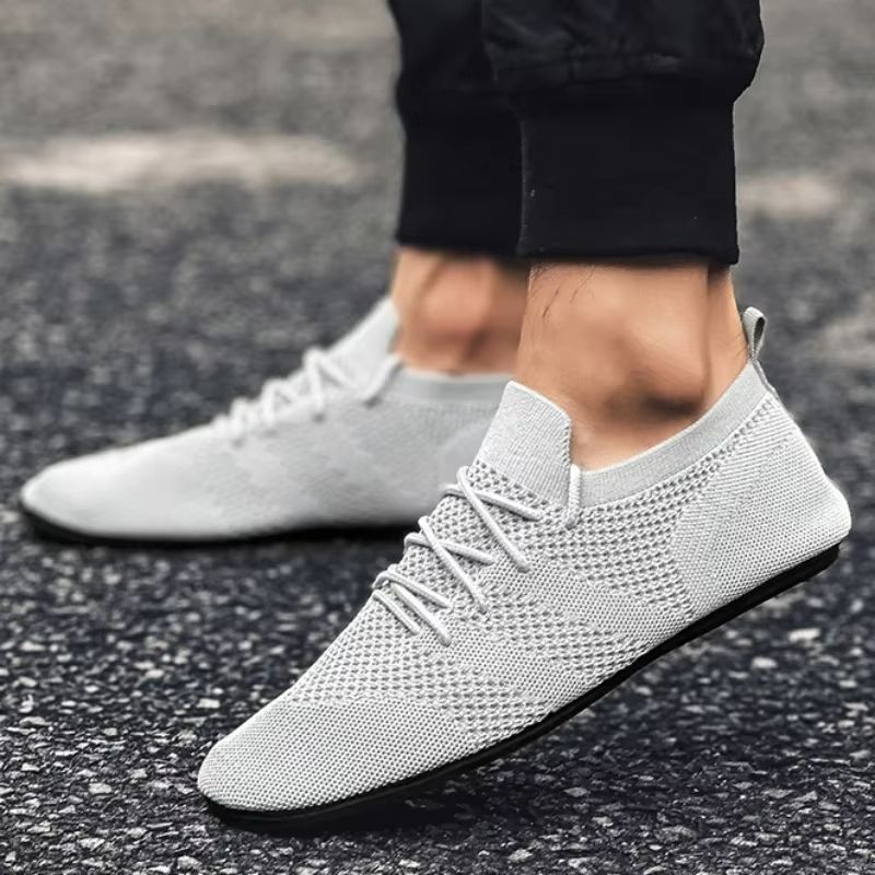 AirStride Mesh Slip On Lightweight Walking Shoes black 46