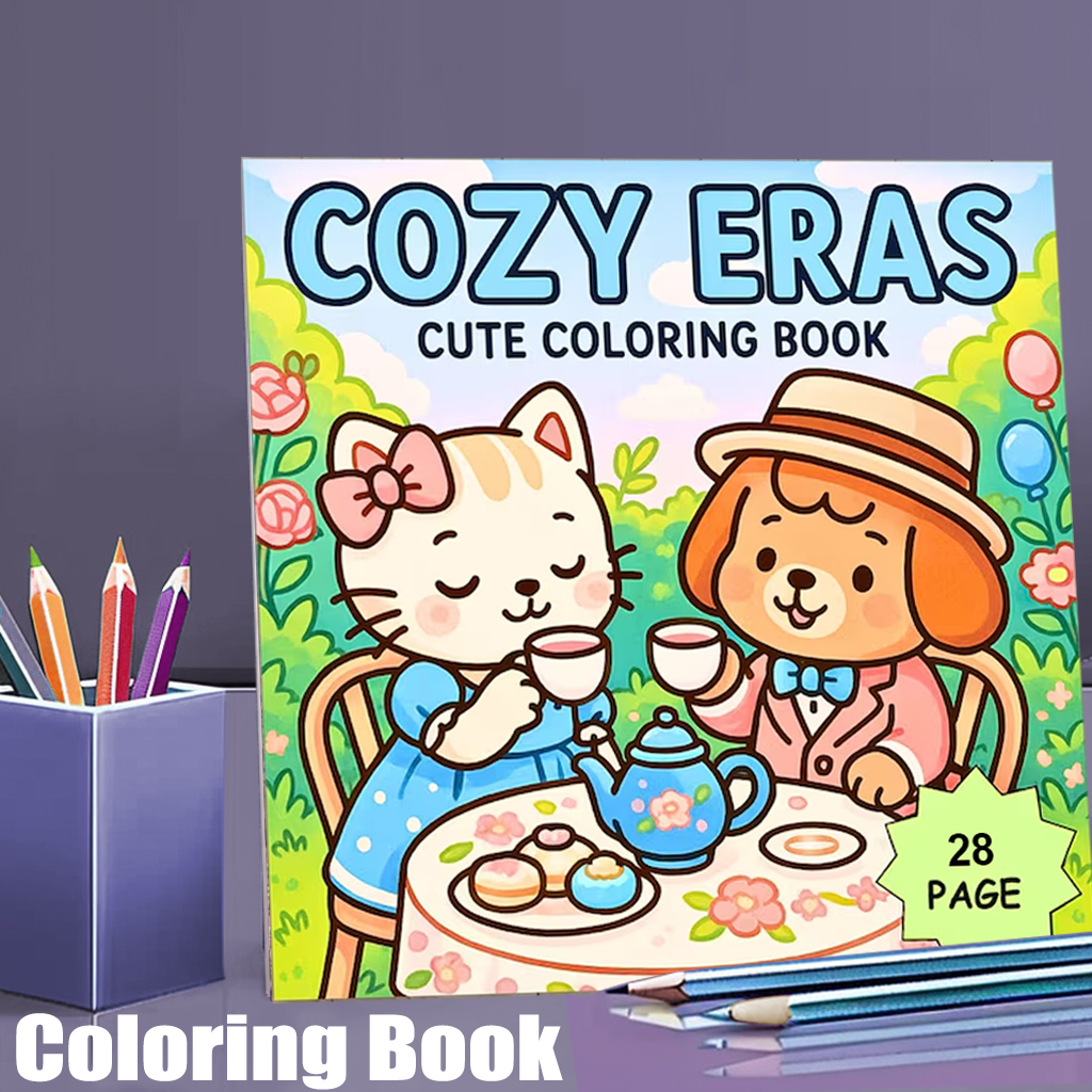 Cutie Coloring Book For Adults, Valentine's Day Gifting, Birthday Party Gift, Christmas, Drawing Supplies Cutie Coloring Book For Adults, Valentine's Day Gifting, Birthday Party Gift, Christmas, Drawing Supplies