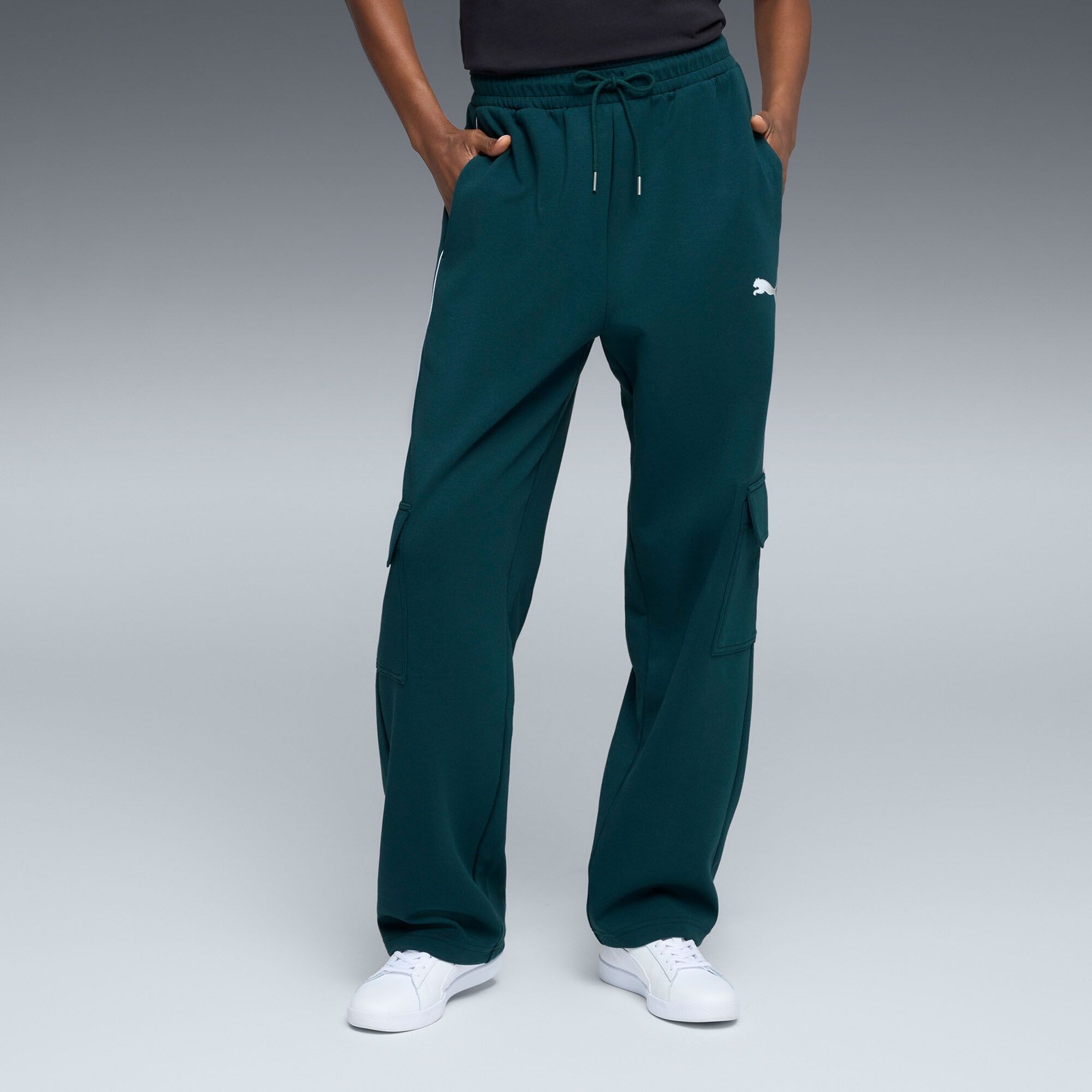 PUMA Men's Sport Relaxed Cargo Pant DK (Size XXL) Green, Poly + Cotton