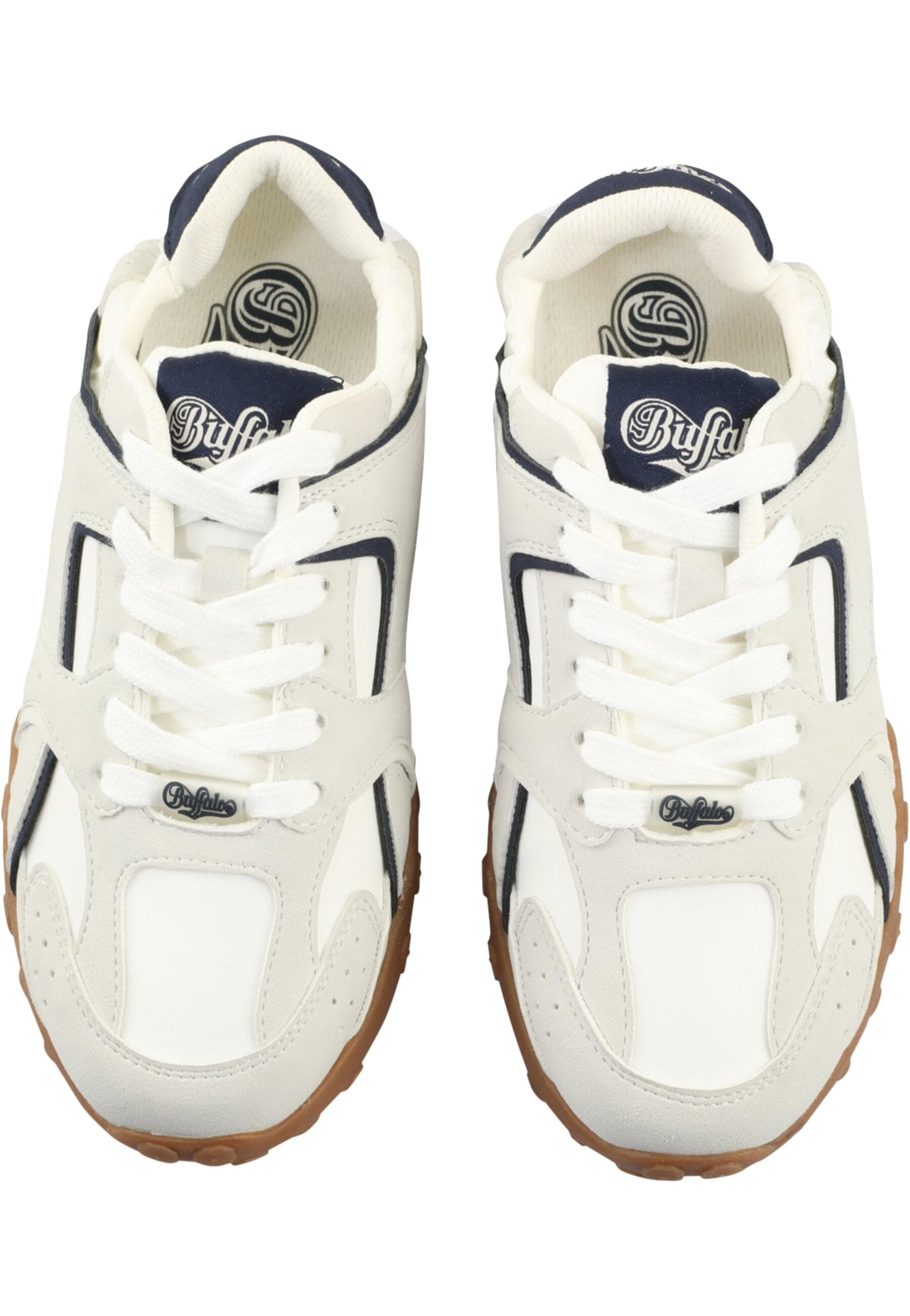 Trainingsschuh BUFFALO "Buffalo AZURA", Damen, Gr. 36, weiß, cream, navy, Schuhe