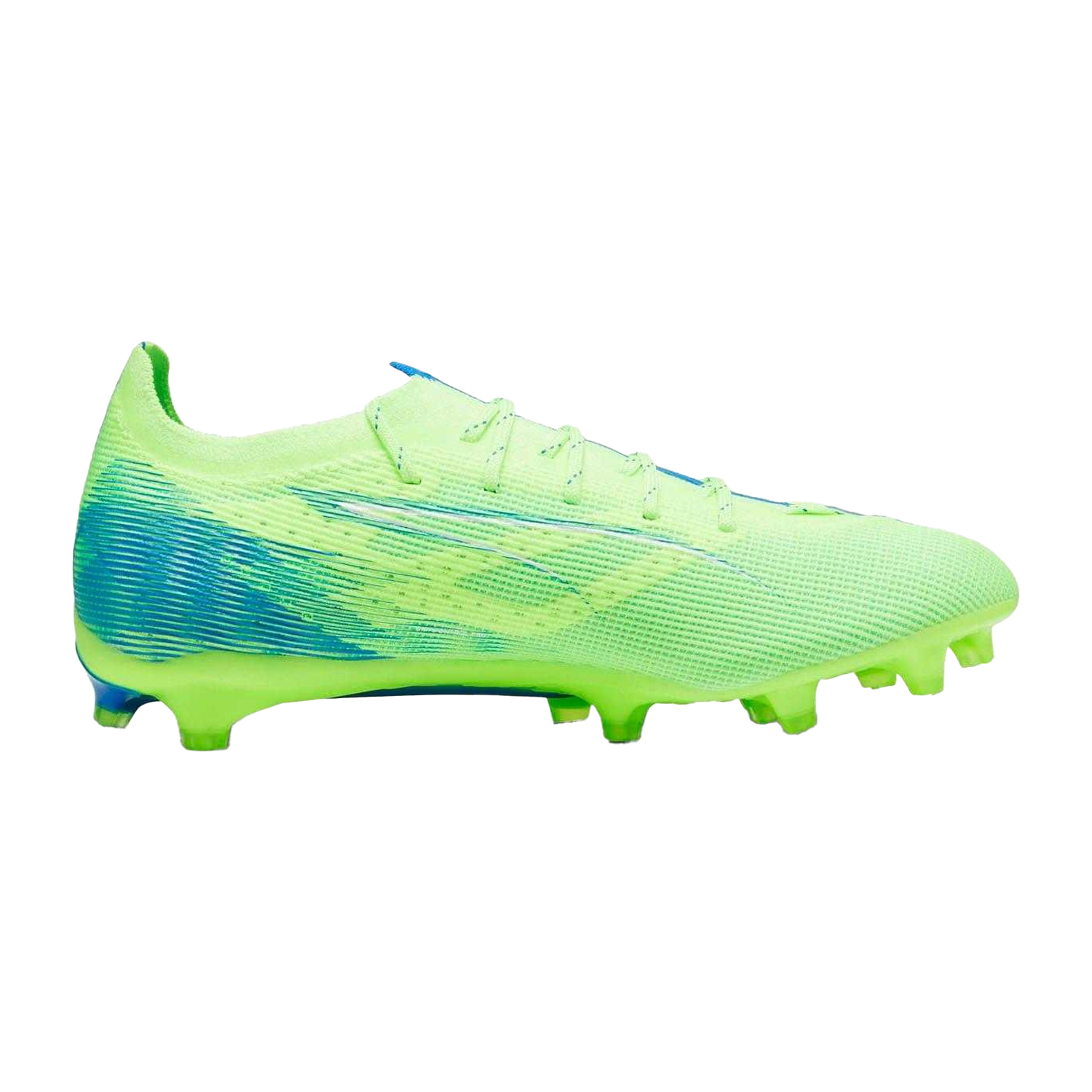 Puma - "Ultra 5 Pro" Fußballschuhe mit festem Boden für Herren/Damen Unisex (Sprudelnder Apfel/Bluemazing/Puma Weiß) Image
