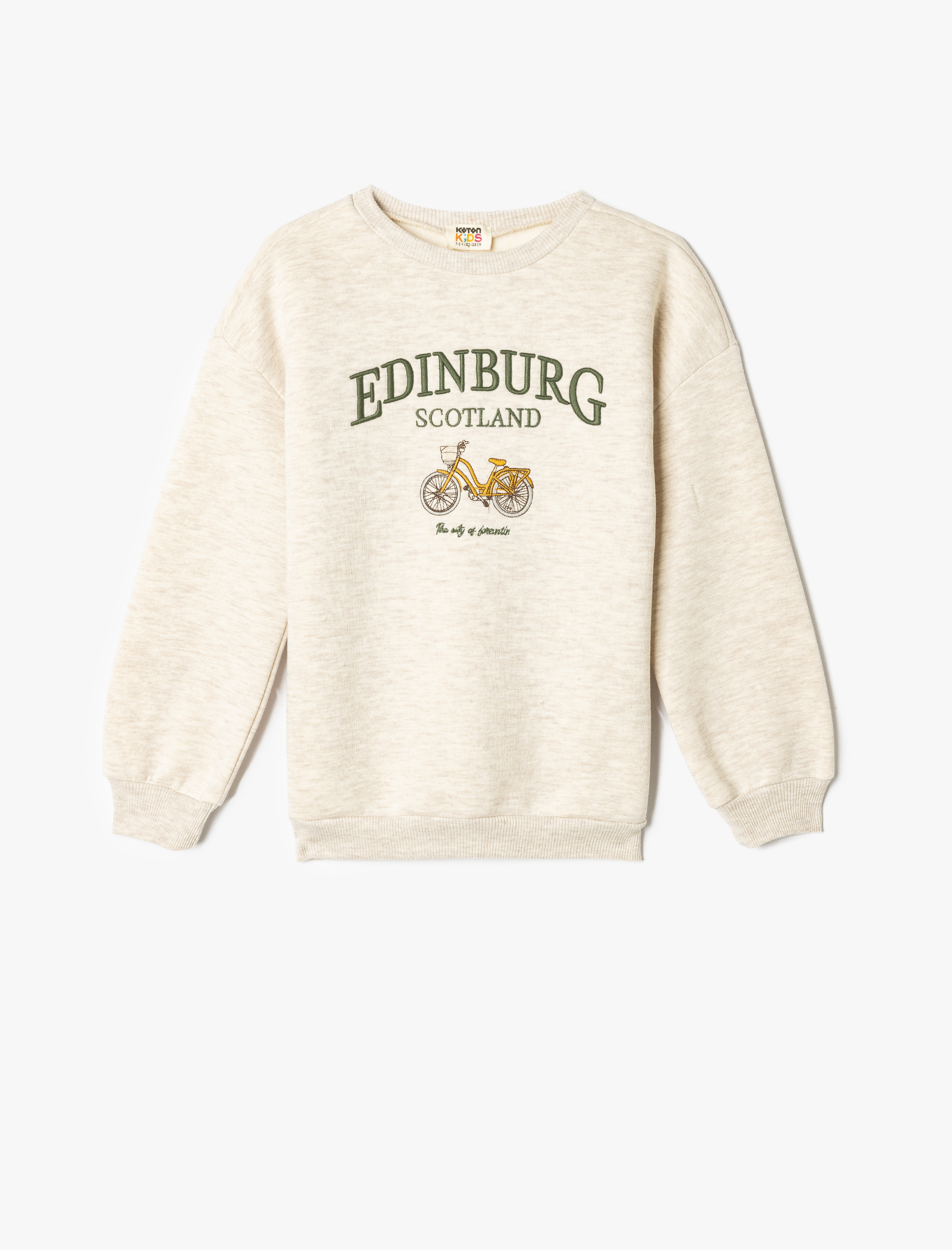 Koton Sweatshirt Rundhalsausschnitt Mit Stickerei Sweatshirt Image