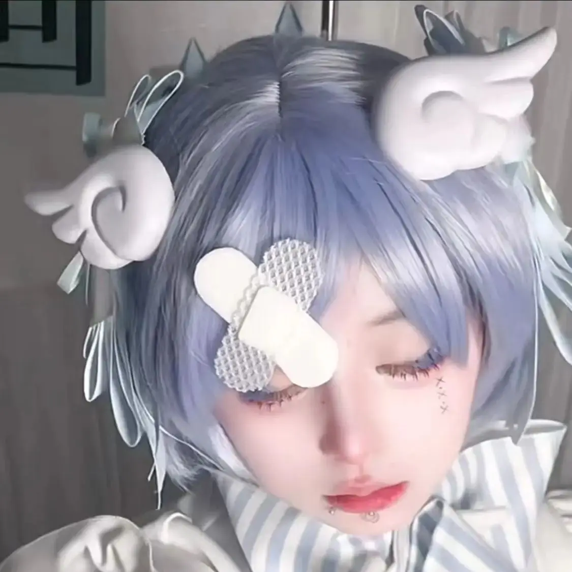 Lolita Kopfbedeckung Engelsflügel großer Flügel Clip Subkultur Subkultur weiße Engel Haarspange japanisches Haar-Accessoire Image