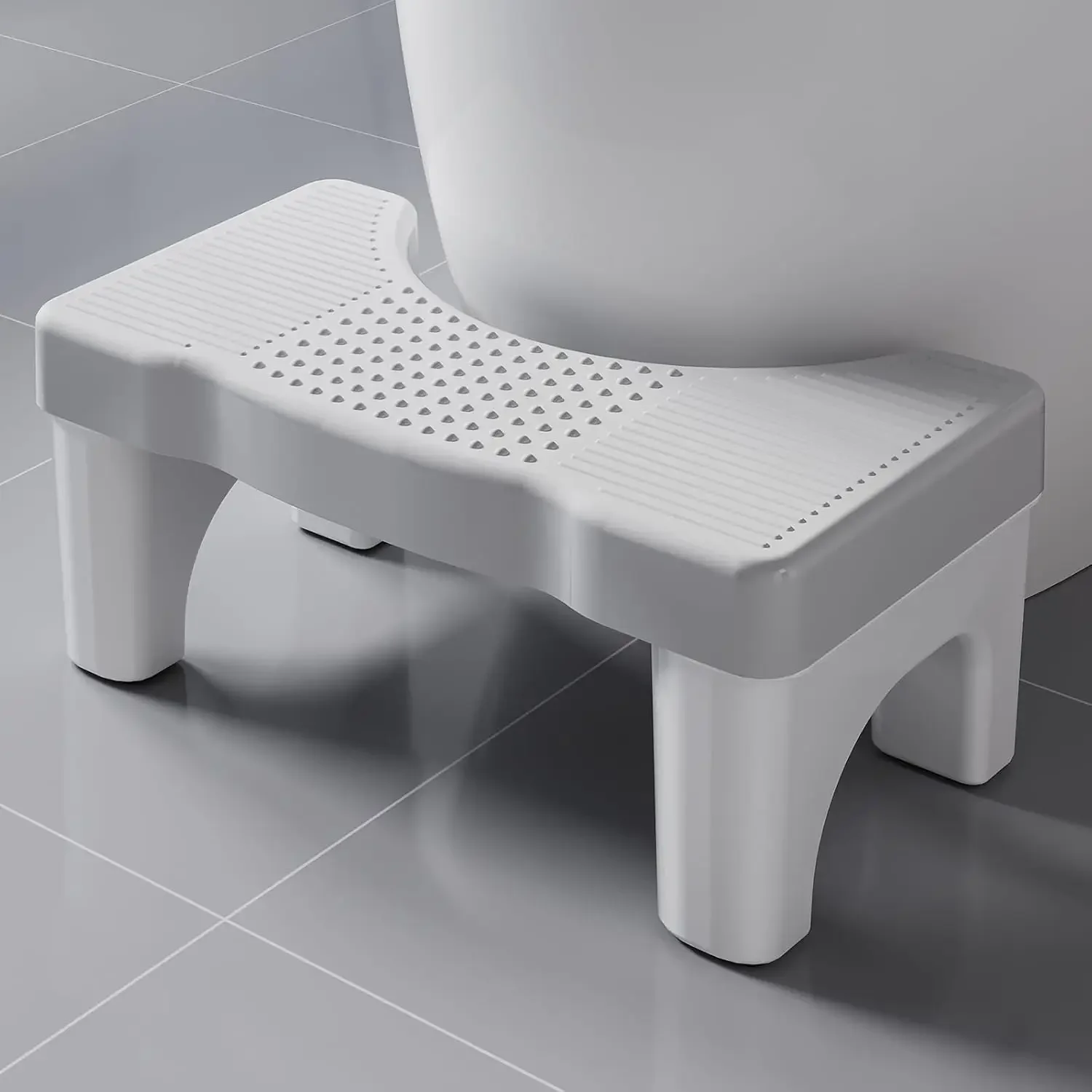 Toilettenhocker für Badezimmer, verdickte Hockhilfe-Fußstütze für Erwachsene, Kinder und Schwangere, rutschfester Toiletten-Fuß-Tritthocker