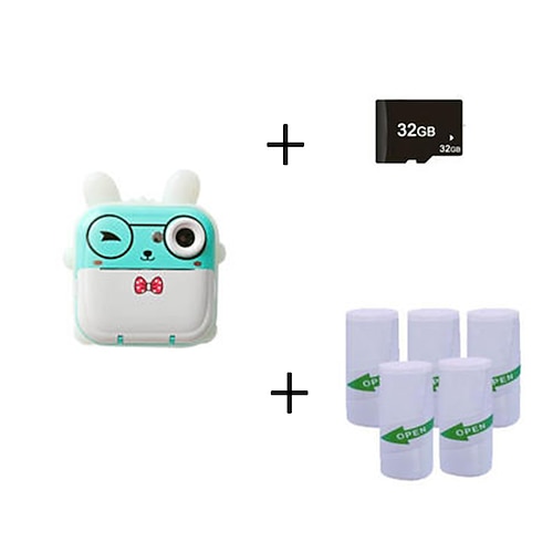 Nuovo prodotto 2025 Q5 Polaroid per bambini, macchina fotografica digitale a cartoni animati, carina mini macchina fotografica HD per bambini, fotografia e stampa, mini macchina fotografica, regalo di