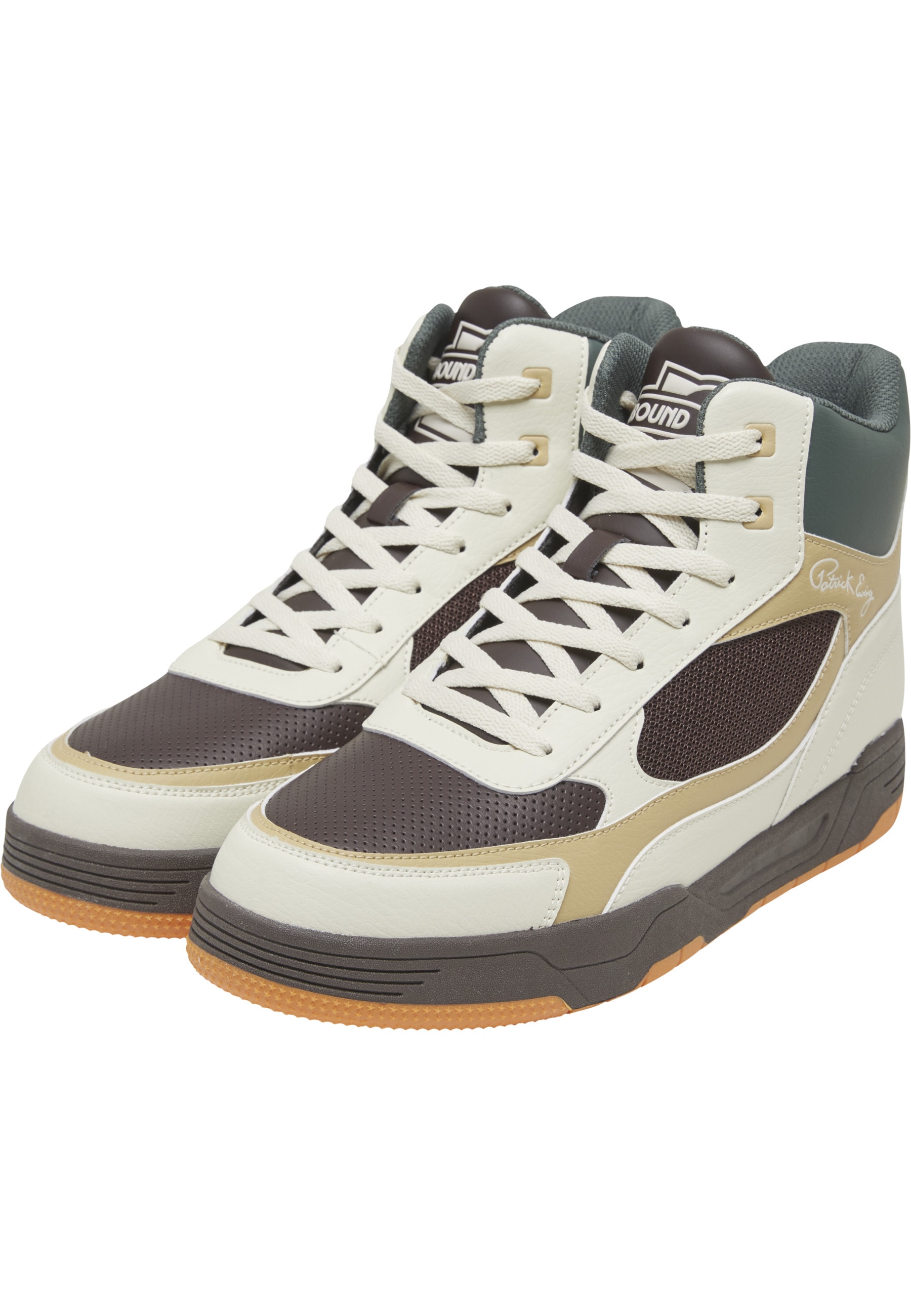 Trainingsschuh EWING "Ewing Rebound SHAKE N BAKE", Damen, Gr. 42.5, light sand, sand, schwarz braun, Polyurethan, Schuhe