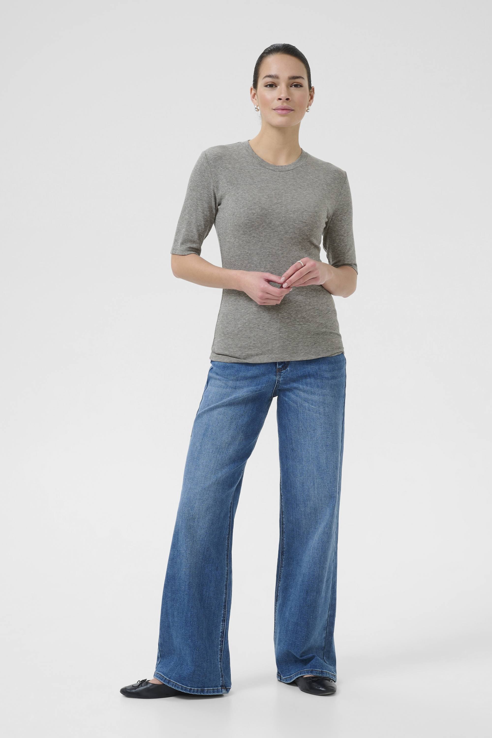 Langarm-Shirt KAiben Slim fit grey Image