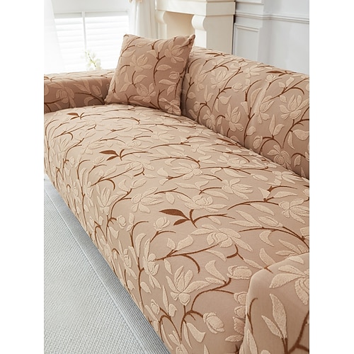 1 Jacquard Modischer Luxus-Sofabezug Dekorativer Sofaschutz Rutschfest Staubdicht Katzenkratzfest Geeignet für alle Jahreszeiten Schlafzimmer Wohnzimmer Arbeitszimmer Büro Image