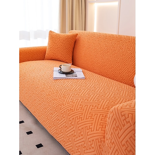 1 Stück eleganter Sofabezug – modisch Luxuriöser, dekorativer Sofaschutz, rutschfest, staubdicht, kratzfest, Ganzjahres-Sofabezug für Wohnzimmer, Schlafzimmer oder Büro Image