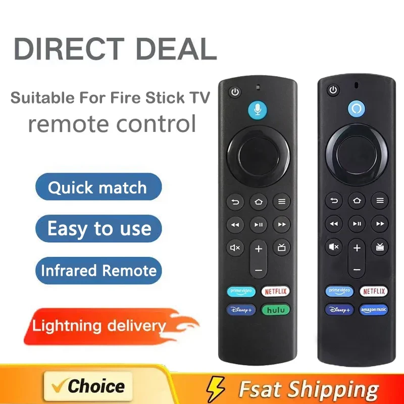 ABS Remote Control Television LCD TV L5B83G For Fire TV Stick Lite BT Voice Remote Control Third Generation