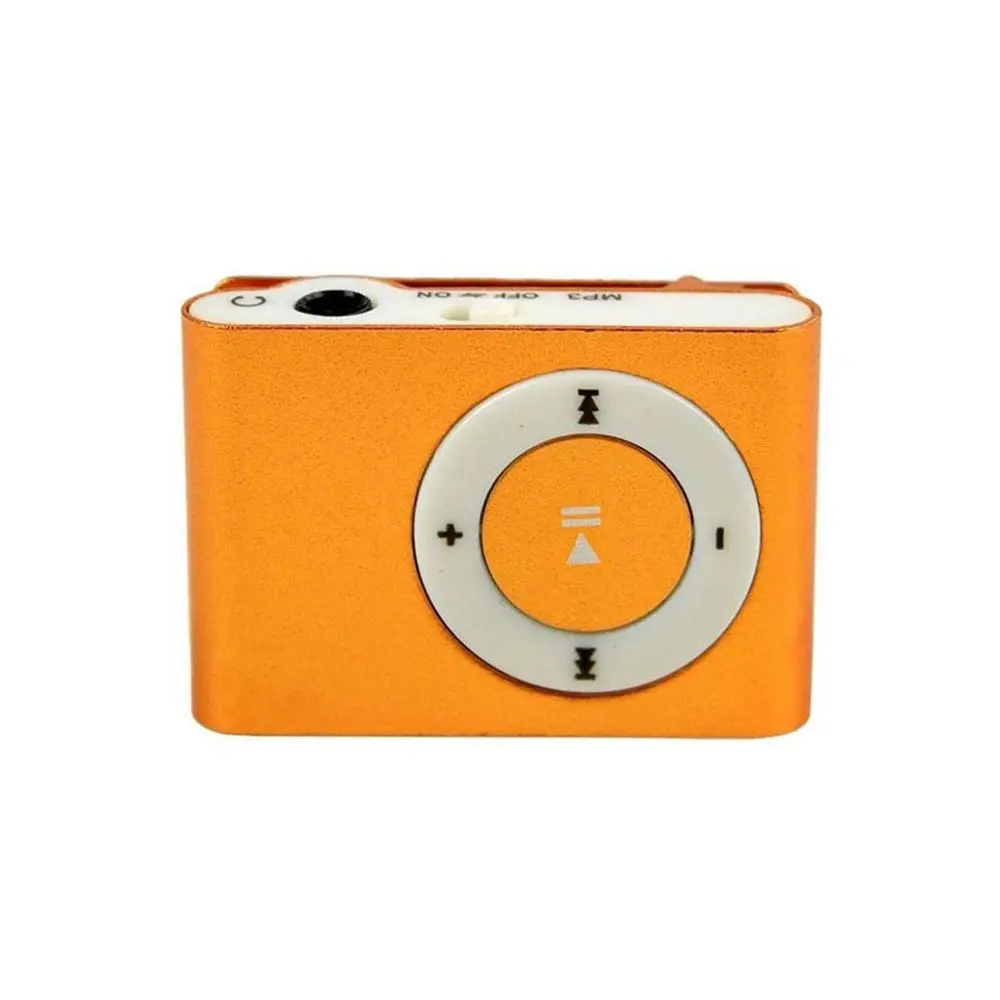 Portable Fashion Walkman Metal Mirror Media Player MP3 Player Clip MP3 Music Player Sport MP3