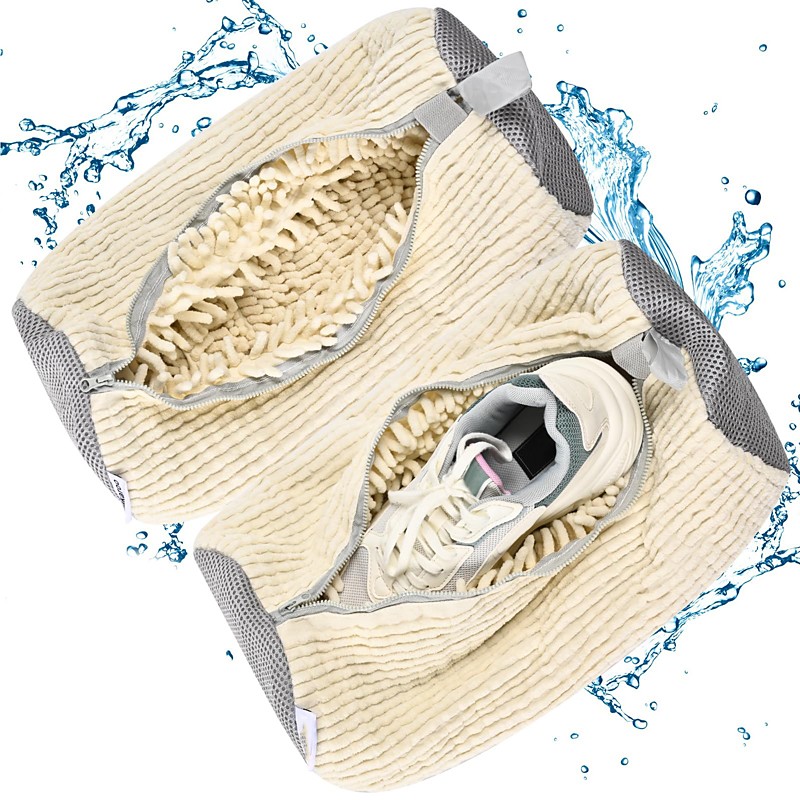 2-Packs Shoe Washing Bag for Washing Machine Shoe Cleaning Bag for All Shoe TypesLaundry Shoe Bag for Washer and Dryer