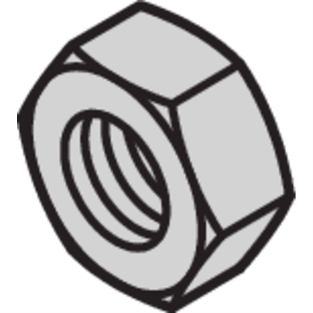 SCHROFF 6-Kantmutter - NTS 6KT.MUT.M2,5 DN934 100ST Image